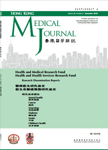 HKMJ cover:Vol26_No6_Supple8_Dec2020